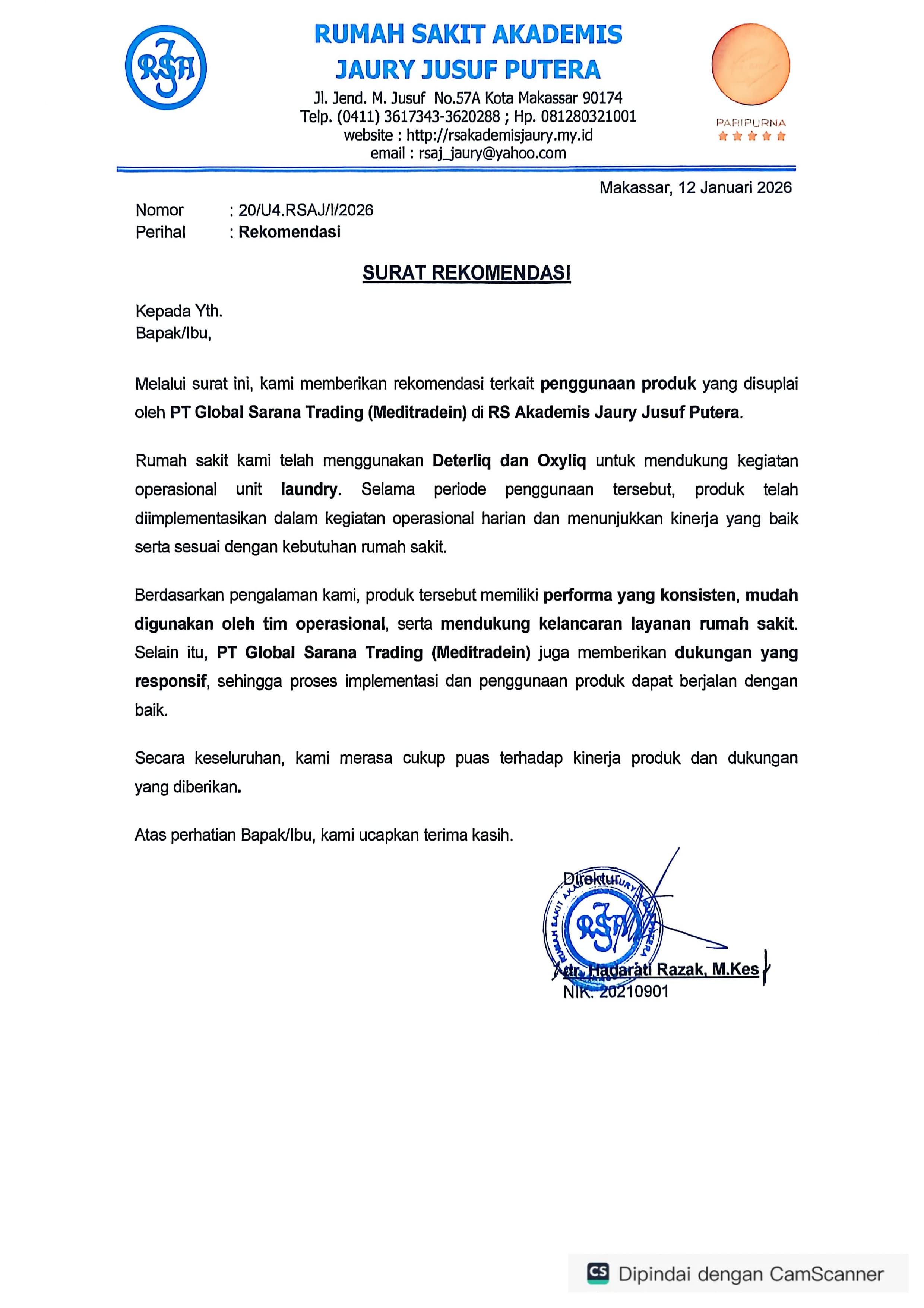 RS Akademis Jaury Jusuf Putera